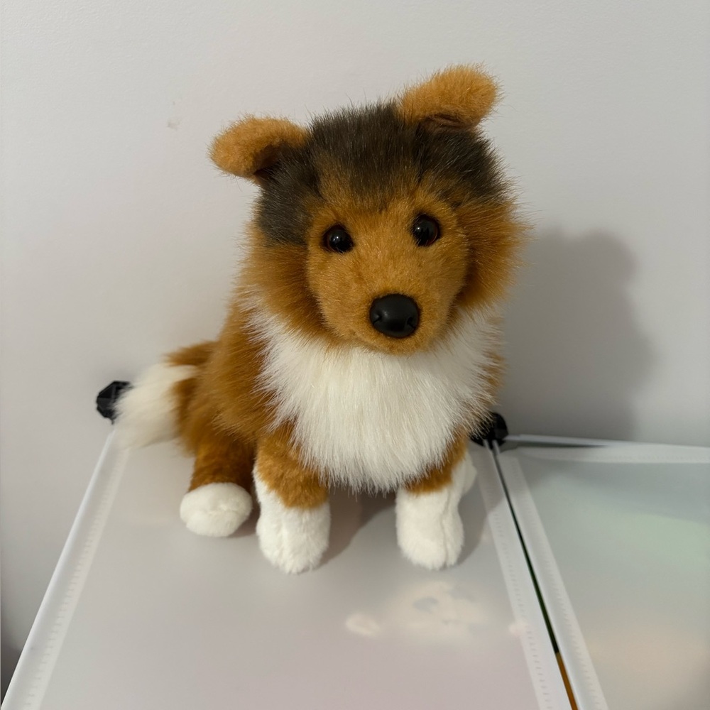 ON HOLD *VERY RARE* OG 2017 Retired Sheba The Collie Douglas Cuddle Toy Plush